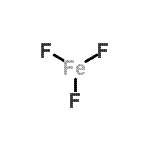 结构式 CAS# 15469-38-2, 三氟化铁(3+)