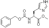 结构式 CAS# 15545-10-5, N-[(苄氧基)羰基]-L-组氨酸甲酯
