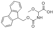 structure of CAS# 156059-09-5, [[(9H-Fluoren-9-Ylmethoxy)Carbonyl]Amino]Methoxy-Acetic Acid;FMOC-(R,S)-ALPHA-METHOXYGLYCINE;(R,S)-FMOC-ALPHA-METHOXYGLYCINE;Fmoc-(R,S)-A-Methoxyglycine