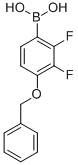 结构式 CAS# 156635-87-9, [2,3-二氟-4-(苯基甲氧基)苯基]-硼酸