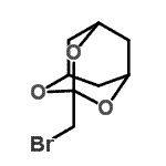 structure of CAS# 157371-80-7, 3-(Bromomethyl)-2,4,10-Trioxatricyclo[3.3.1.1<Sup>3,7</Sup>]Decane;3-(Bromomethyl)-2,4,10-trioxaadamantane;3-(bromomethyl)-2,4,10-trioxatricyclo[3.3.1.1<3,7>]decane;3-(Bromomethyl)-2,4,10-trioxatricyclo[3.3.1.13.7]decane