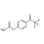 结构式 CAS# 157947-26-7, 4-(三氟乙酰基)苯基乙酸酯