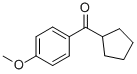 structure of CAS# 15831-52-4, Cyclopentyl 4-Methoxyphenyl Ketone;Nsc71212