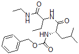结构式 CAS# 158798-83-5, N-((苯基甲氧基)羰基)-L-亮氨酰-N-乙基-L-2-氨基丁酰胺
