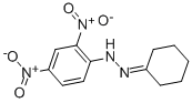 结构式 CAS# 1589-62-4, 环己酮 2,4-二硝基苯基腙
