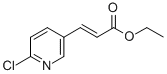 structure of CAS# 159153-39-6, Ethyl (E)-3-(6-Chloropyridin-3-Yl)Prop-2-Enoate;Ethyl (E)-3-(6-Chloro-3-Pyridyl)Prop-2-Enoate;(E)-3-(6-Chloro-3-Pyridyl)Prop-2-Enoic Acid Ethyl Ester;(E)-3-(6-Chloro-3-Pyridyl)Acrylic Acid Ethyl Ester