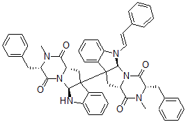 CAS#: 159355-77-8， 1'-(2-Phenylethylene)ditryptophenaline