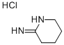 structure of CAS# 16011-96-4, 2-Iminopiperidine Hydrochloride;3,4,5,6-Tetrahydropyridin-2-Ylamine Hydrochloride;2-Iminopiperidine Hydrochloride;2-Pyridinamine, 3,4,5,6-Tetrahydro-, Monohydrochloride (9Ci)