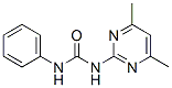 CAS 登录号：16018-69-2， 1-(4,6-二甲基嘧啶-2-基)-3-苯基脲