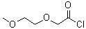 structure of CAS# 16024-55-8, (2-Methoxyethoxy)Acetyl Chloride;(2-METHOXY-ETHOXY)ACETYL CHLORIDE;2-(2-METHOXYETHOXY)ACETYL CHLORIDE;2-(2-METHOXYETHOXY)ACETYLCHLORIDE