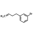 structure of CAS# 161173-98-4, 1-Bromo-3-(3-Buten-1-Yl)Benzene;1-bromo-3-(but-3-enyl)benzene;3-(But-3-en-1-yl)bromobenzene;4-(3-Bromophenyl)-1-butene