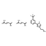structure of CAS# 162049-83-4, 2-{2-[3-(Trifluoromethyl)Phenyl]-1H-Imidazol-4-Yl}Ethanamine (2E)-2-Butenedioate (1:2);(2E)-2-Bu<wbr>tendisäur<wbr>e --2-{2-<wbr>[3-(trifl<wbr>uormethyl<wbr>)phenyl]-<wbr>1H-imidaz<wbr>ol-4-yl}e<wbr>thanamin <wbr>(2:1);1H-Imidaz<wbr>ole-4-eth<wbr>anamine, <wbr>2-[3-(tri<wbr>fluoromet<wbr>hyl)pheny<wbr>l]-, (2E)<wbr>-2-butene<wbr>dioate (1<wbr>:2);2-((3-TRIFLUOROMETHYL)PHENYL)HISTAMINE DIMALEATE