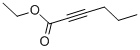 structure of CAS# 16205-90-6, 2-Hexynoicacid Ethyl Ester;Hex-2-Ynoic Acid Ethyl Ester;Sbb008805;Zinc01732421