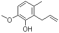 structure of CAS# 16273-13-5, 6-Methoxy-3-Methyl-2-(2-Propen-1-Yl)-Phenol;2-ALLYL-3-HYDROXY-4-METHOXYBENZALDEHYDE