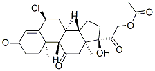 CAS#: 16319-99-6， [2-[(6S,8S,9S,10R,13S,14S,17R)-6-Chloro-17-Hydroxy-10,13-Dimethyl-3,11 -Dioxo-1,2,6,7,8,9,12,14,15,16-Decahydrocyclopenta[a]Phenanthren-17-Yl ]-2-Oxo-Ethyl] Acetate