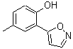 结构式 CAS# 164171-56-6, 4-甲基-2-(1,2-恶唑-5-基)苯酚