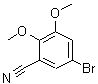 结构式 CAS# 164670-73-9, 5-溴-2,3-二甲氧基苯甲腈