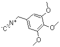 结构式 CAS# 165459-74-5, 5-(异氰基甲基)-1,2,3-三甲氧基-苯