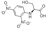 结构式 CAS# 1655-64-7, N-(2,4-二硝基苯基)-L-丝氨酸