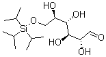 structure of CAS# 166021-01-8, 2,6-Anhydro-5-Deoxy-1-O-[Tris(1-Methylethyl)Silyl]-D-Arabino-Hex-5-Enitol