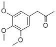 structure of CAS# 16603-18-2, 3,4,5-Trimethoxyphenylacetone;1-(3,4,5-Trimethoxyphenyl)Acetone;St5407526