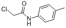 structure of CAS# 16634-82-5, 2-Chloro-N-(4-Methylphenyl)-Acetamide;2-Chloro-N-(4-Methylphenyl)Ethanamide;2-Chloro-4'-Methylacetanilide;2-Chloro-4-Acetotoluidide
