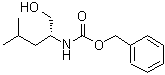 结构式 CAS# 166735-51-9, [(2R)-1-羟基-4-甲基-2-戊烷基]氨基甲酸苄酯