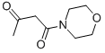 structure of CAS# 16695-54-8, N-Acetoacetylmorpholine;1-Morpholinobutane-1,3-Dione;4-(1,3-Dioxobutyl)Morpholine;Ai3-06568