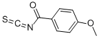 structure of CAS# 16778-84-0, 4-Methoxy-Benzoyl Isothiocyanate;Isothiocyanato-(4-Methoxyphenyl)Methanone;Zinc02528093