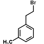 结构式 CAS# 16799-08-9, 1-(2-溴乙基)-3-甲基苯