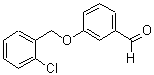structure of CAS# 168084-94-4, 3-[(2-Chlorobenzyl)Oxy]Benzaldehyde;3-(2-Chloro-benzyloxy)-benzaldehyde;3-[(2-chlorophenyl)methoxy]benzaldehyde;MFCD01008627