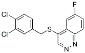 CAS#: 1683-35-8， 4-((3,4-Dichlorobenzyl)Thio)-6-Fluorocinnoline