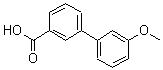 structure of CAS# 168618-45-9, 3'-Methoxy-[1,1'-Biphenyl]-3-Carboxylicacid;Zinc02574064