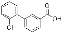 structure of CAS# 168619-03-2, 2'-Chloro-[1,1'-Biphenyl]-3-Carboxylicacid;Zinc02574062