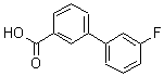 structure of CAS# 168619-04-3, 3'-Fluoro-[1,1'-Biphenyl]-3-Carboxylicacid;Zinc02574074