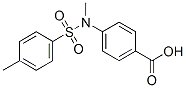 结构式 CAS# 16879-68-8, 4-{甲基[(4-甲基苯基)磺酰基]氨基}苯甲酸