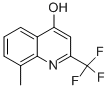 结构式 CAS# 1701-19-5, 8-甲基-2-(三氟甲基)-4-喹啉醇