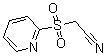 structure of CAS# 170449-34-0, 2-(2-Pyridinylsulfonyl)-Acetonitrile;3-(3-Pyridinemethylamino)Propionitrile;2-(Pyridin-2-Ylsulfonyl)Acetonitrile;2-(2-Pyridylsulphonyl)Acetonitrile