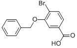 structure of CAS# 17054-27-2, 4-Bromo-3-(Phenylmethoxy)-Benzoic Acid;3-(Benzyloxy)-4-Bromobenzoic Acid 98%;3-(BENZYLOXY)-4-BROMOBENZOIC ACID 98