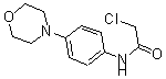 结构式 CAS# 170655-46-6, 2-氯-N-[4-(4-吗啉基)苯基]-乙酰胺