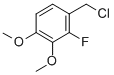 structure of CAS# 1716-43-4, 1-(Chloromethyl)-2-Fluoro-3,4-Dimethoxy-Benzene;1-(Chloromethyl)-2-Fluoro-3,4-Dimethoxy-Benzene;Nsc40842