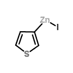 structure of CAS# 172035-85-7, Iodo(3-Thienyl)Zinc;3-Thienylzinc iodide;3-Thienylzinc iodide 0.5 M in Tetrahydrofuran;3-Thienylzinc iodide solution