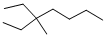 structure of CAS# 17302-01-1, 3-Ethyl-3-Methylheptane;3-Ethyl-3-Methyl-Heptane;Inchi=1/C10h22/C1-5-8-9-10(4,6-2)7-3/H5-9H2,1-4H;Heptane, 3-Ethyl-3-Methyl-