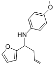 结构式 CAS# 173416-01-8, N-[(1S)-1-呋喃-2-基丁-3-烯基]-4-甲氧基苯胺