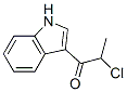 结构式 CAS# 17380-07-3, 2-氯-1-(1H-吲哚-3-基)丙-1-酮