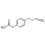 结构式 CAS# 173852-01-2, 4-(3-丁烯-1-基)苯基乙酸酯