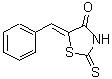 结构式 CAS# 174813-24-2, (5Z)-5-亚苄基-2-硫代-1,3-噻唑烷-4-酮