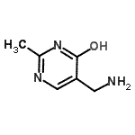 结构式 CAS# 1749-72-0, 5-(氨基甲基)-2-甲基-4(1H)-嘧啶酮