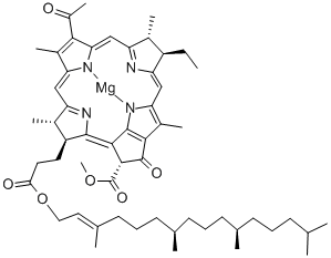 结构式 CAS# 17499-98-8, 细菌叶绿素