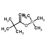 structure of CAS# 17510-46-2, [(3,3-Dimethyl-1-Buten-2-Yl)Oxy](Trimethyl)Silane;(1-tert-Butylvinyloxy)trimethylsilane;(2,2-Dimethyl-1-methylenepropoxy)trimethylsilane;(2,2-DIMETHYL-1-METHYLENEPROPOXY)-TRIMETHYLSILANE